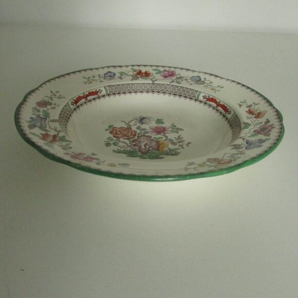 Vintage 9" rimmed bowl, Chinese Rose design, Copeland Spode (Lot 2) - Picture 4 of 13